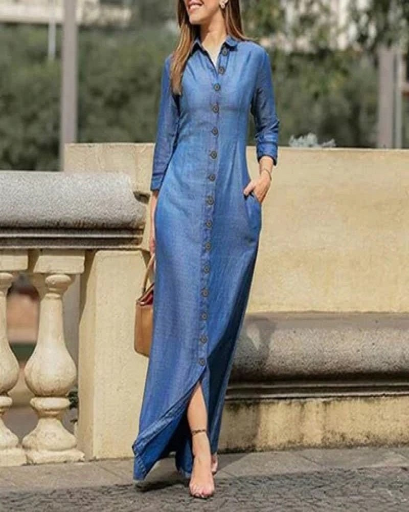 Haira Robe en denim