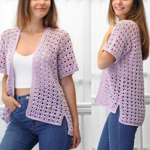 Cardigan en crochet Rhian - Yuciniae 1.0 (France)