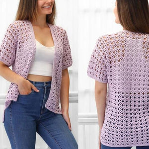 Cardigan en crochet Rhian - Yuciniae 1.0 (France)