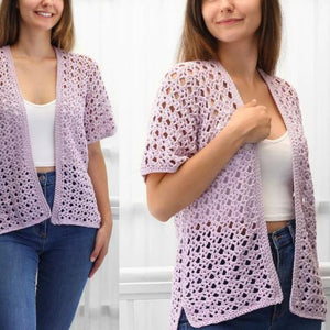 Cardigan en crochet Rhian - Yuciniae 1.0 (France)